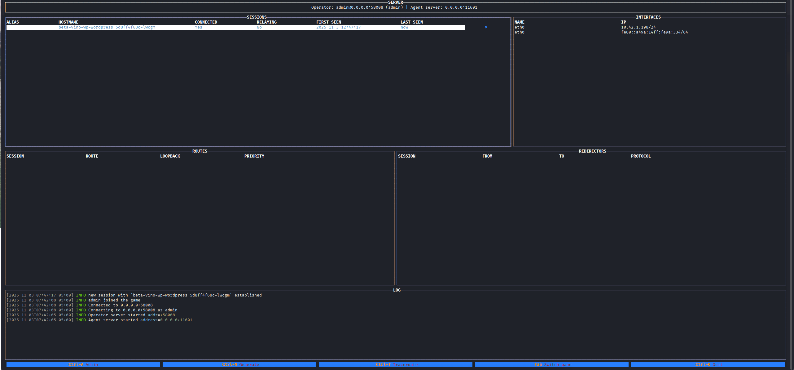 Giveback Website ligolo-mp connection