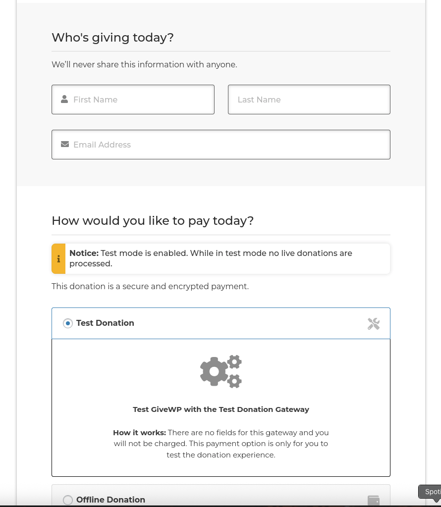 Giveback Website The Things We Need 1