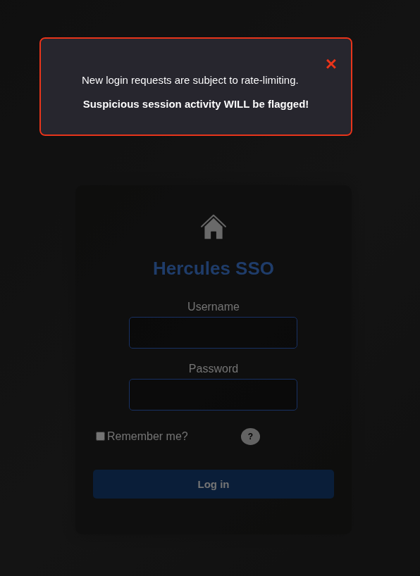 Hercules Website Login Rate-Limiting