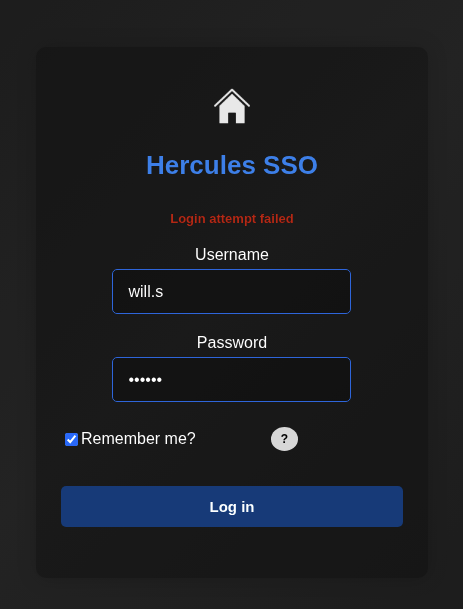 Hercules Website Login Valid